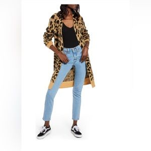 BP. Leopard Print Sweater